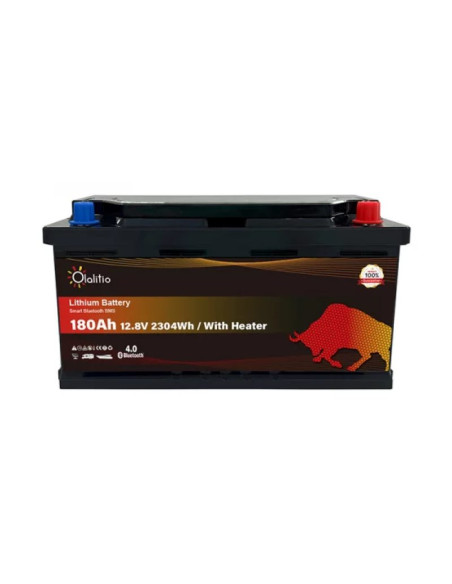 Batería Litio LiFePO4 12V 18Ah Bluetooth | Olalitio