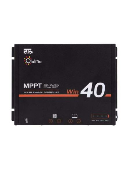 Regulador MPPT 40A 12/24V Bluetooth | Olalitio