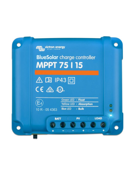 Regulador MPPT Victron 75/15 | BlueSolar 15A