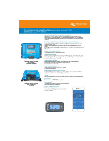 Regulador MPPT Victron SmartSolar 150/60