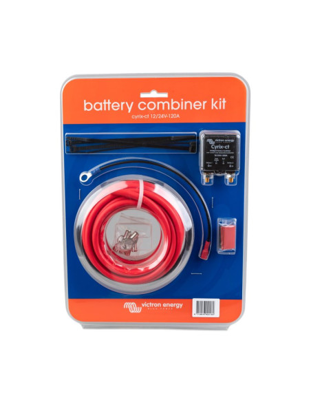 Cyrix-ct 12/24V-120A Battery combiner kit | Victron Energy