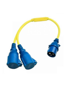 Clavija 16A/250Vac (2p/3w) para toma de puerto 16A | Victron Energy