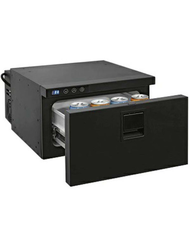 Nevera bajo litera de 16 litros para camión, 12V/24V, marca Indel B modelo TB16AM Drawer con cajón deslizante