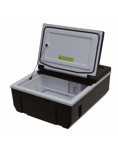 Nevera de 22 litros para Mercedes Actros, 12V/24V, marca Indel B modelo TB22AM con kit de fijación