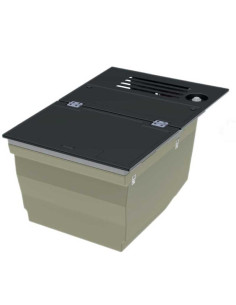 Nevera empotrable de 35 litros para Volvo FH, 12V/24V, marca Indel B modelo TB35AM con apertura superior