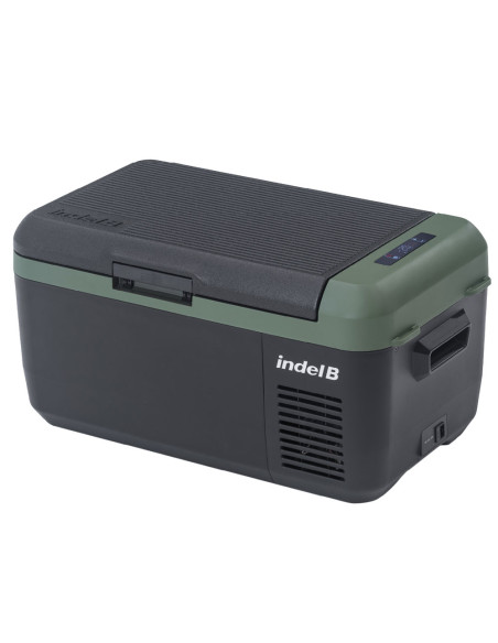 Nevera portátil de 32 litros con alimentación 12V/24V, marca Indel B modelo ITB32 robusta