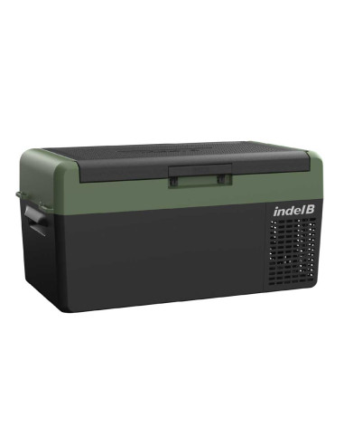 Nevera portátil de 20 litros con alimentación 12V/24V, marca Indel B modelo ITB20 compacta