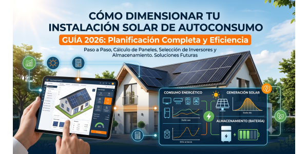 Cómo Dimensionar tu Instalación Solar de Autoconsumo: Guía 2026